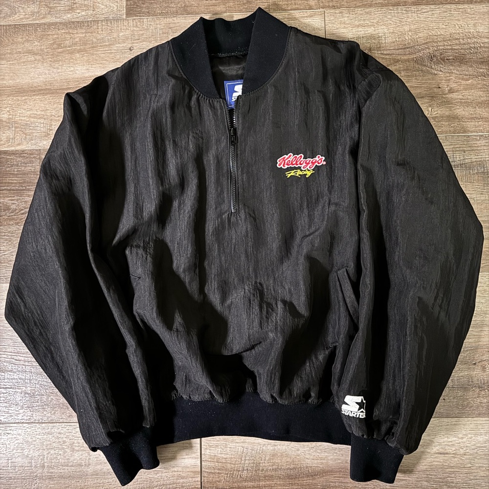Vintage 80s NASCAR Kellogg’s pull over Jacket